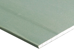 placa de gesso verde ambiente molhado 